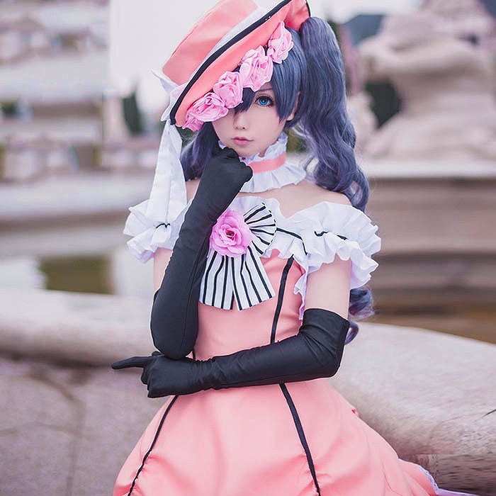 (未開封)黒執事❤シエル❤駒鳥❤ミニ丈❤コスプレ衣装❤ Vings(ヴィングス) / 黒執事 駒鳥シエル 豪華セット