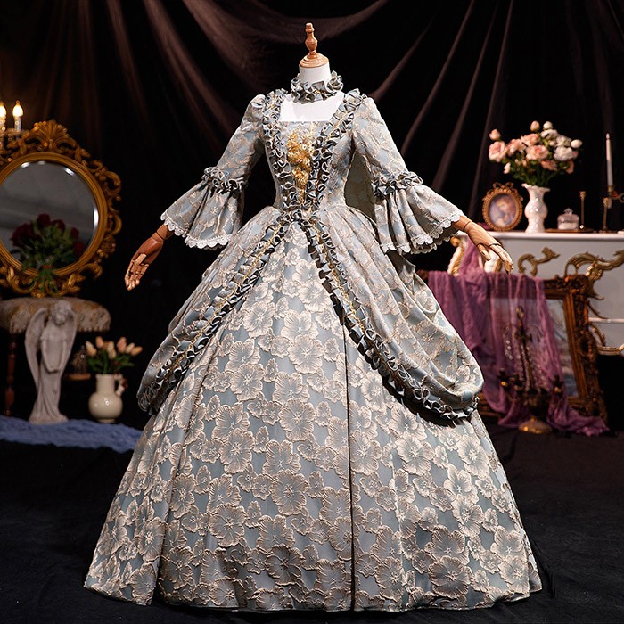 貴族 ドレス 油絵風 お姫様 衣装 カラードレス ロング 宮廷 王族服 お嬢様 舞台衣装 復古 ジュリエット ヨーロッパ ステージ衣装 オペラ声楽 撮影 西洋ドレス レディース ロングドレス 貴族ドレス 中世 貴婦人 ワンピース 演出服 演劇 ハロウィン 女性