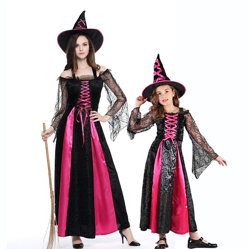 ウィッチ 魔女 ハロウィン 仮装 パーティー 仮装 ハロウィン 仮装 子供用 ハロウィン 仮装 コスチューム レディース 仮装 女性用 キッズ用 ハロウィン 衣装 仮装衣装