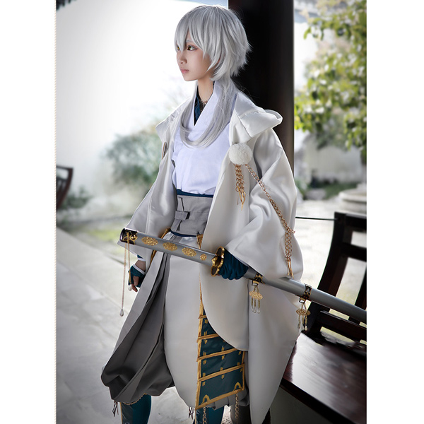 公式直営店 刀剣乱舞 鶴丸国永 フルセット ウィッグ・靴付【コスプレ ...