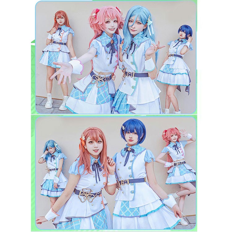 プロジェクトセカイ カラフルステージ! プロセカ 4周年記念 モモジャン Sweet & Rose 日野森雫 花里実乃理 桐谷遥 桃井愛莉 コスプレ・衣装のVings