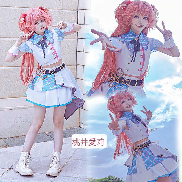 プロジェクトセカイ カラフルステージ! プロセカ 4周年記念 モモジャン Sweet & Rose 日野森雫 花里実乃理 桐谷遥 桃井愛莉 コスプレ・衣装のVings