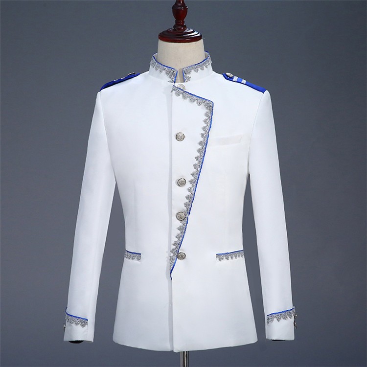 演出服 王子様 貴公子 メンズ 宮廷服 公爵 宮廷服 刺繍 男性用スーツ 3点セット 白 舞台 中世 貴族 衣装 大人 演奏会 舞台ステージ衣装 演劇オペラ声楽 貴族服装 ヨーロッパ コスプレ衣装 クリスマス仮装 大人 ハロウィン衣装 コスプレ・衣装のVings