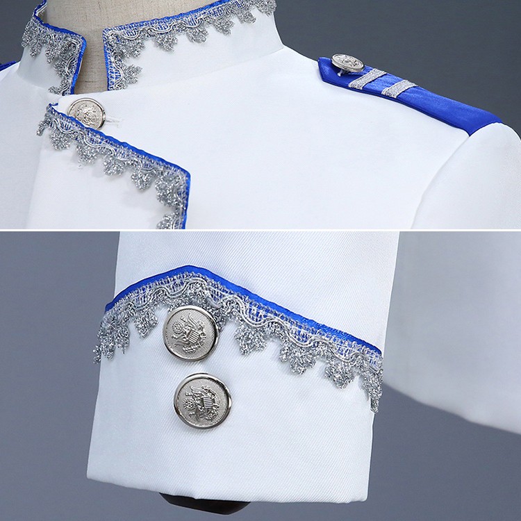 演出服 王子様 貴公子 メンズ 宮廷服 公爵 宮廷服 刺繍 男性用スーツ 3点セット 白 舞台 中世 貴族 衣装 大人 演奏会 舞台ステージ衣装 演劇オペラ声楽 貴族服装 ヨーロッパ コスプレ衣装 クリスマス仮装 大人 ハロウィン衣装 コスプレ・衣装のVings