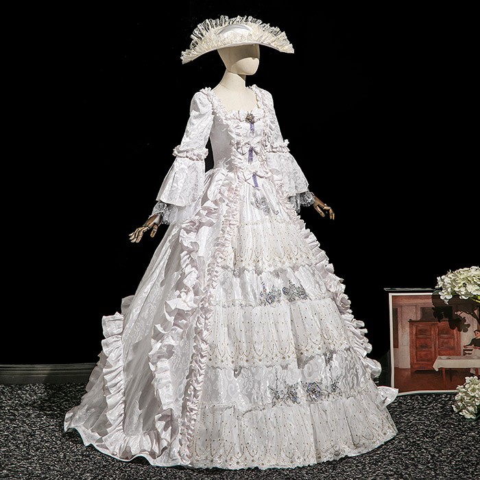 貴族 ドレス 油絵風 お姫様 衣装 カラードレス ロング 宮廷 王族服 お嬢様 舞台衣装 復古 ジュリエット ヨーロッパ ステージ衣装 オペラ声楽 撮影 西洋ドレス レディース ロングドレス 貴族ドレス 中世 貴婦人 ワンピース 演出服 演劇 ハロウィン 女性 コスプレ・衣装のVings