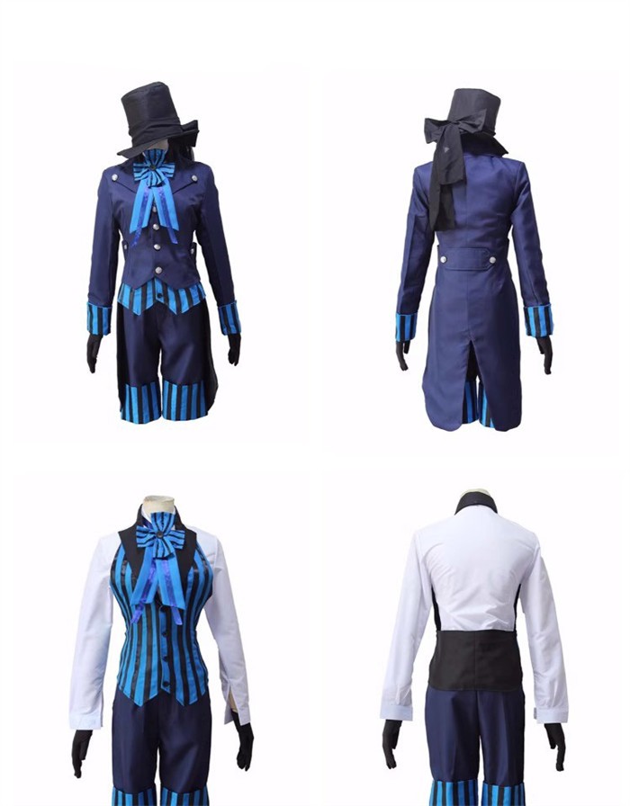 シエル コスプレ衣装 Book of the Atlantic 黒執事 劇場版 コスプレ 豪華セット シエル・ファントムハイヴ cosplay コスチューム イベント コスプレ・衣装のVings