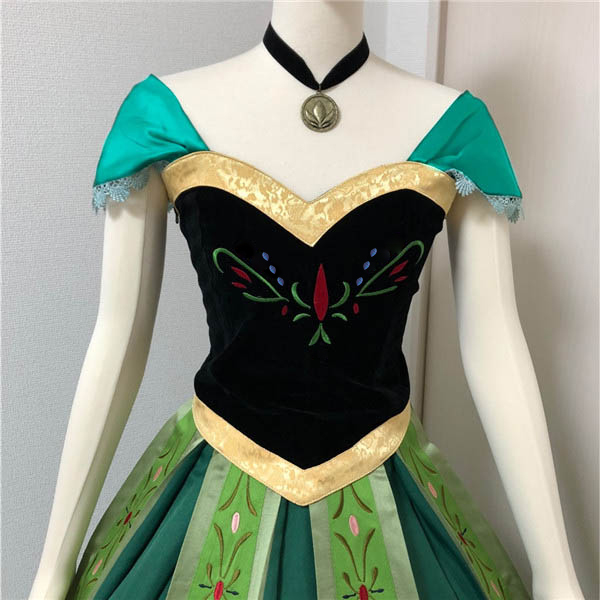 ディズニー アナと雪の女王 アナ 戴冠式 コスプレ・衣装のVings