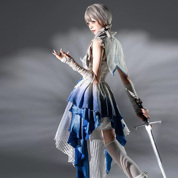 王子風ロリータ 竜騎士風 皇子系 少年装 3点セット リボン 夏 ノースリーブ 男装 王子装 王子系 フリル ゴスロリ服 中華風 ロリィタ ステージ服 コスチューム 仮装 コスプレ サブカル系 可愛い 男女兼用 舞台 衣装 ステージ イベント 文化祭 学園祭 パンツ ホワイト Lolita S M L コスプレ・衣装のVings