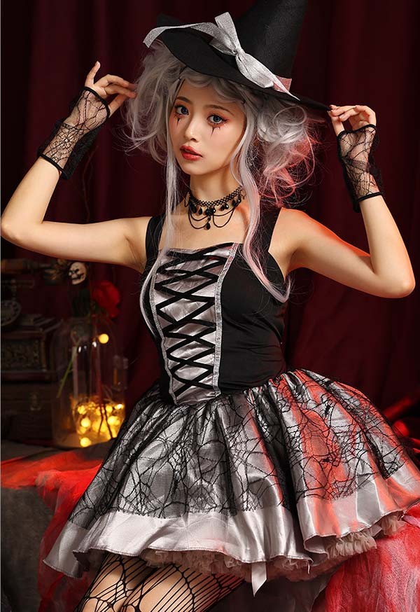 Halloween 衣装 ワンピース 可愛い 魔女 ハロウィン ドレス コスプレ