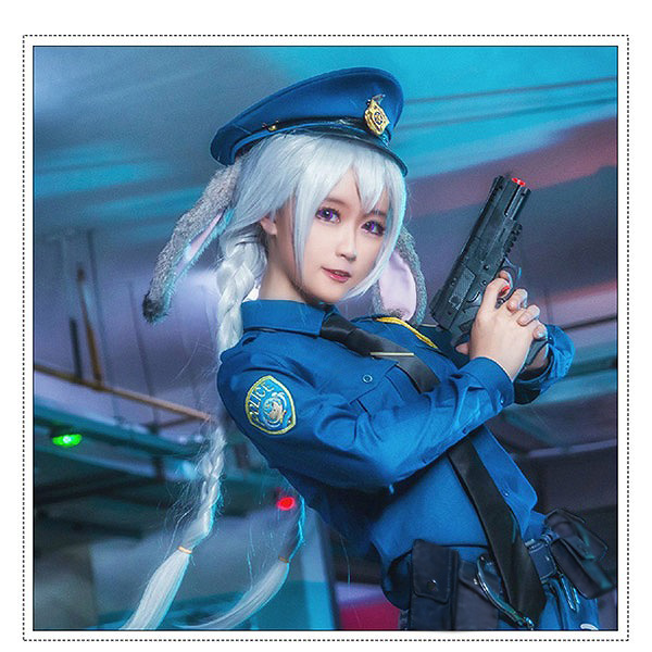 保障できる ズートピア＊ジュディ 警察官コスプレ コスプレ - edutec