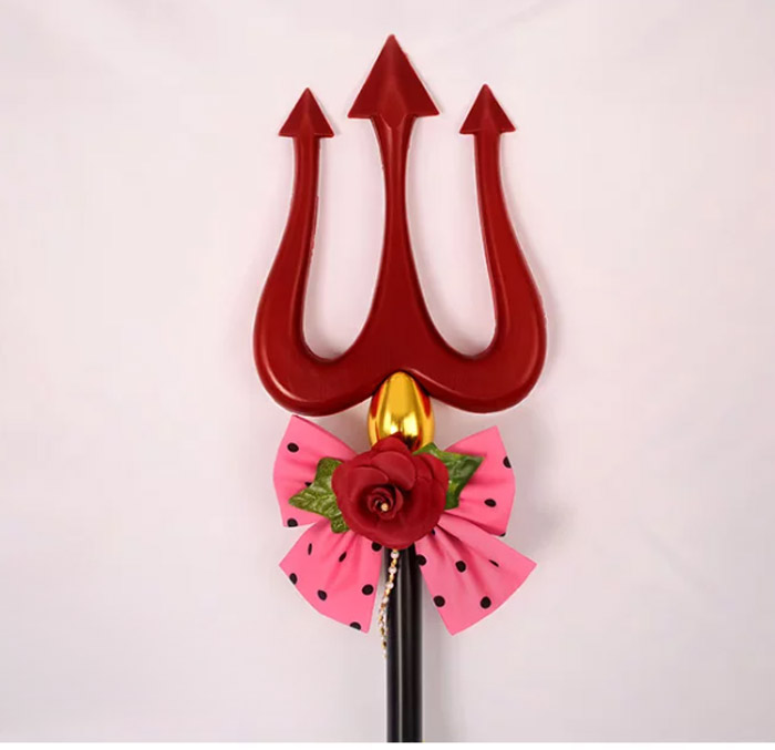 ラブライブ! Lovelive 小悪魔覚醒編風 三叉槍 ステッキ コスプレ道具 トライデント 全員対応 135cm 165cm 小悪魔 悪魔 仮装 小道具 撮影 舞台 イベント コスプレ・衣装のVings