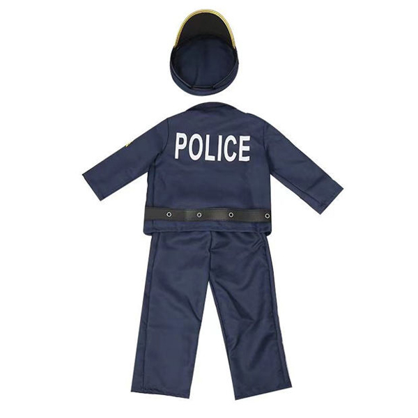 警察官 子供 ハロウィン仮装 7点セット 男の子 キッズ ポリス 制服 コスプレ・衣装のVings