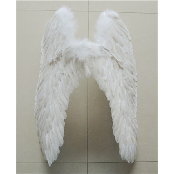 コスプレ小道具 黒の天使 白 天然羽 天使の翼 ハロウィン 羽模様 クリスマス | Vings(ヴィングス)