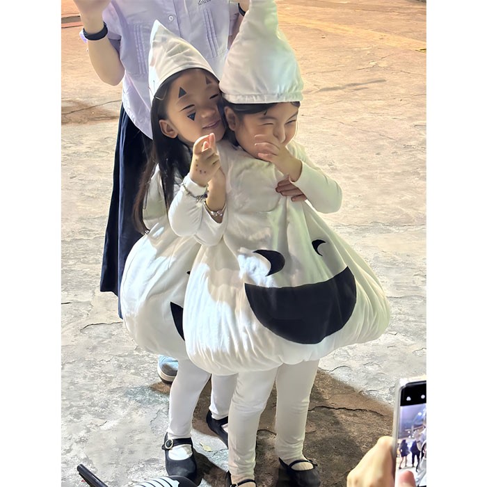 子供 ハロウィン 衣装 おばけ ゴースト コスプレ 仮装 90〜120cm キッズ 男の子 女の子 コスチューム パーティーグッズ 可愛い 文化祭 学園祭 イベント 余興 コスプレ・衣装のVings