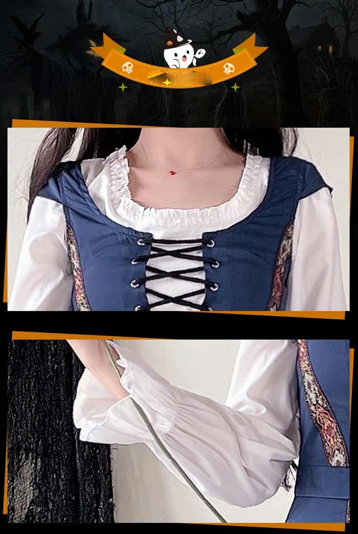 中世ヨーロッパ 貴族 ドレス ロングドレス コスプレ衣装 大人 魔法使い パーティードレス ハロウィン 仮装 上品 ネイビー ワインレッド ゴシック様式 ビクトリア 風 学園祭 文化祭 ダンスパーティー パーティードレス 衣装 クリスマス 文化祭 学園祭 コスプレ・衣装のVings