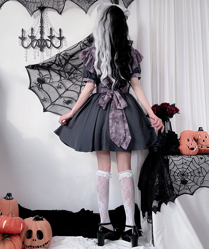 ハロウィン ロリータ 魔女 ワンピース コスチューム ハロウィン衣装 仮装 かわいい おしゃれ ハロウィンコスプレ コスプレ・衣装のVings