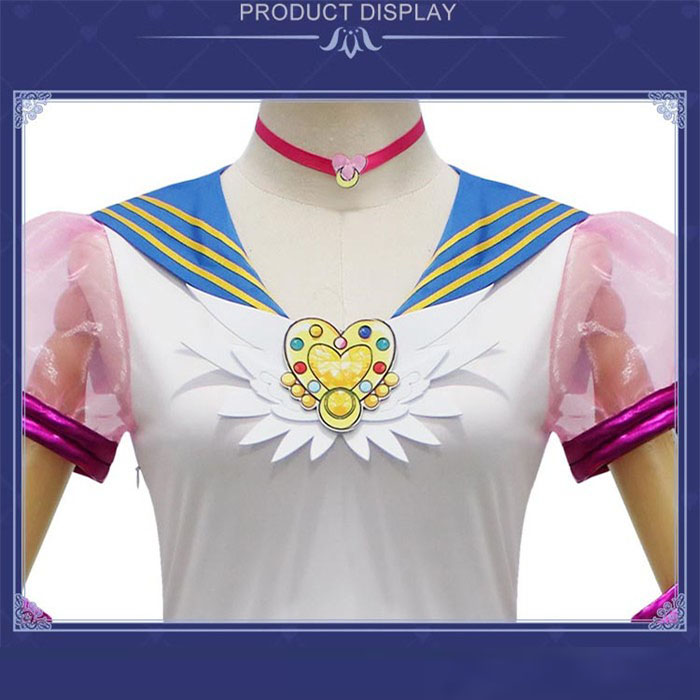 美少女戦士セーラームーン 月野うさぎ風 コスプレ衣装 セーラー服 全セット レディース アニメ 二次元 キャラクター 仮装 衣装 ウィッグ 追加可 コスプレ・衣装のVings