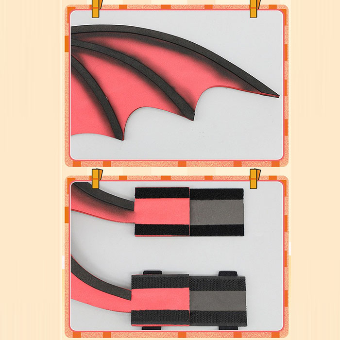 2点セット カチューシャ 翼 ハロウィン 仮装 悪魔 ヴィラン デビル レッド パープル ブラック コスプレ用 しっぽ 尾 ヘアアクセサリー 耳飾り かわいい セクシー 可愛いコスプレ 小物 撮影 グッズ レディース 大人 女性 ハロウィン コスチューム コスプレ・衣装のVings