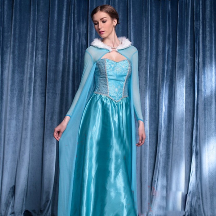 ハロウィン ディズニーシンデレラ様ドレス Frozen アナと雪の女王 アイーシャElsa マキシCOSPLAY映画 大人用 クリスマス 成人DS女性は服装に 公演服ハロウィン 仮装 ディズニー 大人 ハロウィン 衣装 女性用 コスチューム コスプレ・衣装のVings