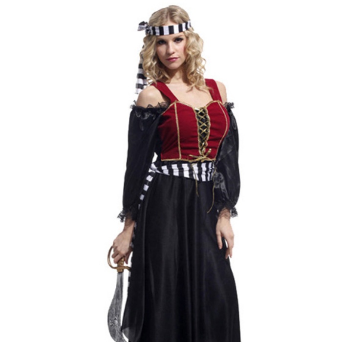 海賊衣装 カリブの海賊 ヴァンパイア パーティー仮装 演出衣装 ハロウィン 仮装 ディズニー 大人 ハロウィン 衣装 女性用 コスチューム ハロウィン 女性向けかっこいい・セクシー系コスチューム コスプレ・衣装のVings