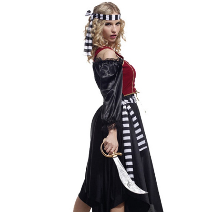 海賊衣装 カリブの海賊 ヴァンパイア パーティー仮装 演出衣装 ハロウィン 仮装 ディズニー 大人 ハロウィン 衣装 女性用 コスチューム ハロウィン 女性向けかっこいい・セクシー系コスチューム コスプレ・衣装のVings