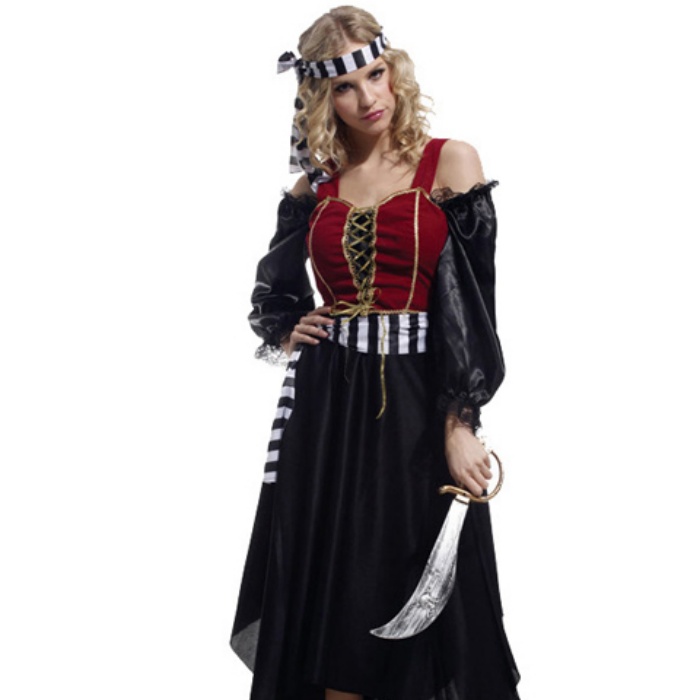 海賊衣装 カリブの海賊 ヴァンパイア パーティー仮装 演出衣装 ハロウィン 仮装 ディズニー 大人 ハロウィン 衣装 女性用 コスチューム ハロウィン 女性向けかっこいい・セクシー系コスチューム コスプレ・衣装のVings