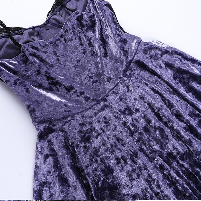 2点セット ワンピース ゴシック風 レディース ロリータ ゴスロリ ワンピース トップス コスプレ ロリータ パープル 黒 セクシー ランジェリー キャミワンピ 悪魔 吸血鬼 魔女 メイド ドレス お姫様 姫系 演劇 ハロウィン 仮装 学園祭 文化祭 イベント コスプレ・衣装のVings