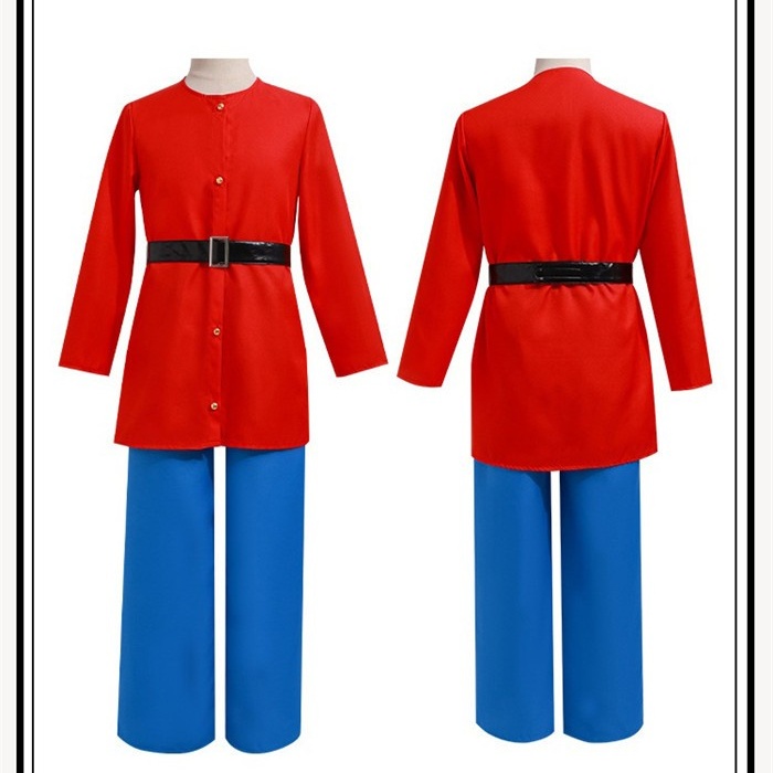 ハロウィン コスプレ 衣装 姫 と7人の小人たち 風 コスチューム ハロウィン レディース メンズ ペア 二次元 アニメ風 コスプレ服 仮装 イベント パーティー レッド イエロー グリーン ピンク オレンジ コスプレ・衣装のVings