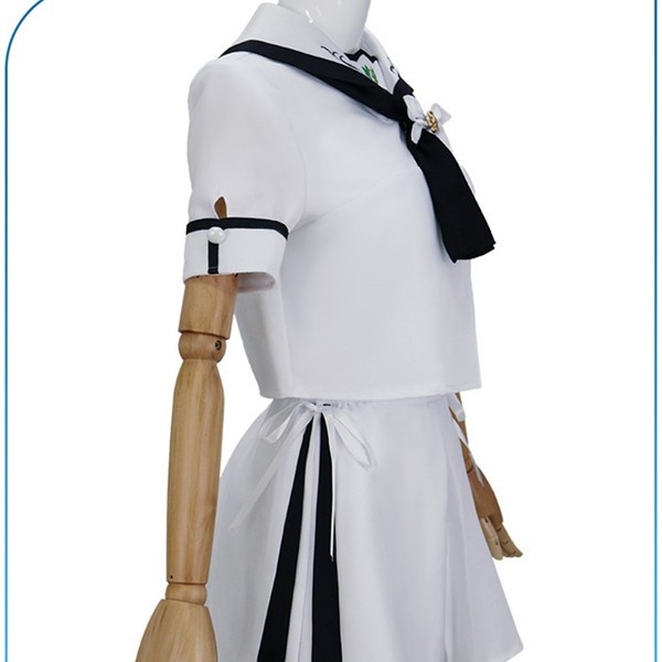 Summer Pockets 鳴瀬しろは JK制服 コスプレ衣装セット 制服 学生服風 ウィッグ コスチューム 仮装 イベント 学園祭 演劇 舞台 ステージ 撮影 学芸会 文化祭 ハロウィン コスプレ・衣装のVings