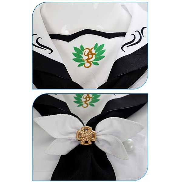 Summer Pockets 鳴瀬しろは JK制服 コスプレ衣装セット 制服 学生服風 ウィッグ コスチューム 仮装 イベント 学園祭 演劇 舞台 ステージ 撮影 学芸会 文化祭 ハロウィン コスプレ・衣装のVings