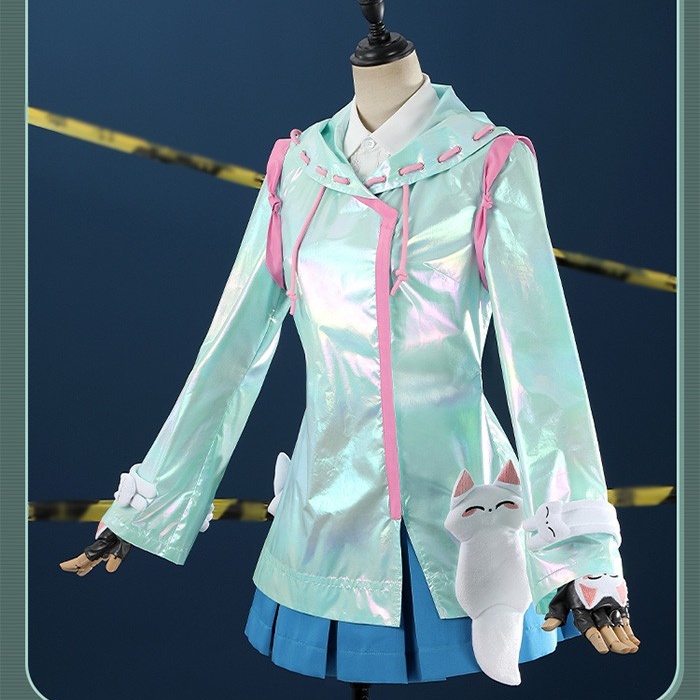 オーバーウォッチ2 Overwatch2 OW2 キリコ Kiriko 家守 霧子 コスプレ衣装 コスチューム ウィッグ 追加可 cosplay イベント 演出服 アニメ 変装 仮装 ハロウィン 学園祭 文化祭 学芸会 コスプレ・衣装のVings