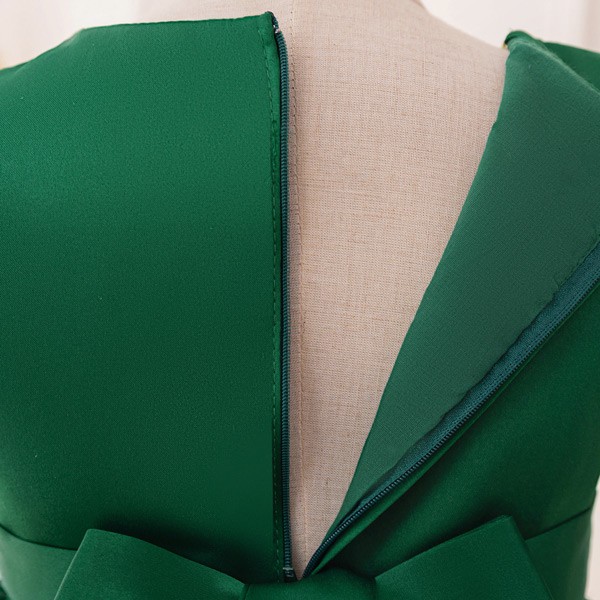 キッズドレス クリスマス風 キラキラ リボン ドレス ショート丈 半袖 ミニ コスチューム衣装 子供ドレス パーティードレス カラードレス ワンピース お姫様 プリンセス風 女の子 子供 かわいい ステージ 演出 イベント 写真用 グリーン レッド 110 120 130 140 150 コスプレ・衣装のVings