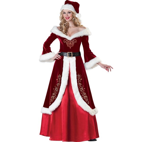 サンタクロース メンズ クリスマス レディース コスプレ 大きいサイズ 8点セット コスプレ・衣装のVings