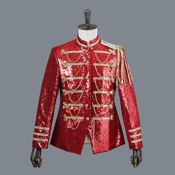 公爵 宮廷服ジャケット 舞台ステージ衣装 演劇オペラ声楽 豪華に見える 公爵様上着 舞台 コスプレ・衣装のVings