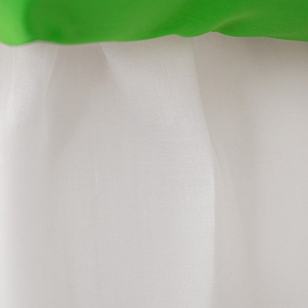 キッズドレス クリスマスツリー風 ティアードスカート リボン ドレス 膝丈 袖なし ノースリーブ Vネック コスチューム衣装 子供ドレス パーティードレス カラードレス ワンピース お姫様 プリンセス風 女の子 子供 かわいい ステージ 演出 イベント 写真用 グリーン 110 120 130 140 150 コスプレ・衣装のVings