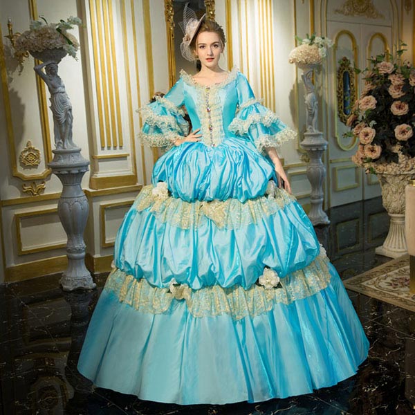 開店記念セール！】 超美品 中世ヨーロッパ貴族風ドレス 宮廷ドレス
