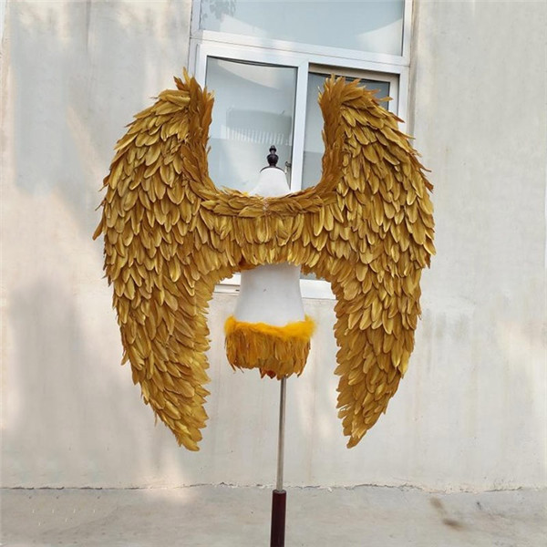 コスプレ道具 天使 羽 120cm ホワイト グレー ゴールド 翼 天使の翼 クリスマス用 コスプレ・衣装のVings