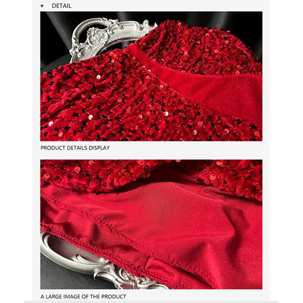 サンタ コスプレ レディース ワンピース うさ耳 Xmas キラキラ クリスマス 冬 仮装 イベント 衣装 サンタ サンタクロース 赤 サンタコス エロ 可愛い コスチューム パーティ コスプレ・衣装のVings