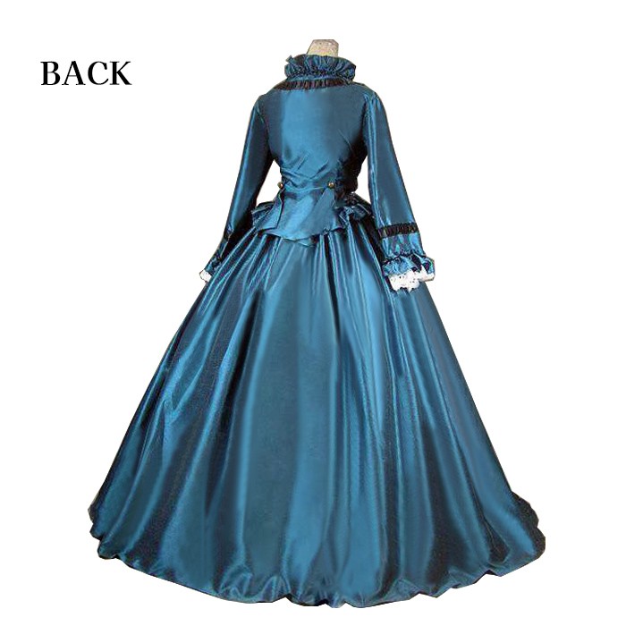 貴族ドレス ステージ衣装 お姫様ドレス lolita 舞台衣装 オペラ声楽 中世貴族風 お姫様ドレス お嬢様 パーティー 中世ドレス 演奏会用ロングドレス プリンセスライン フリル Aライン コスプレ・衣装のVings