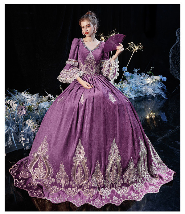 ヴィクトリアン ドレス 18世紀 中世貴族風 お姫様ドレス バケーション 