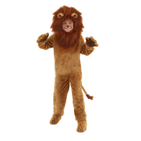 ハロウィン ライオン 着ぐるみ オールインワン 子供 大人用  アニマル 動物 獅子 猛獣 百獣の王 コスプレ・衣装のVings